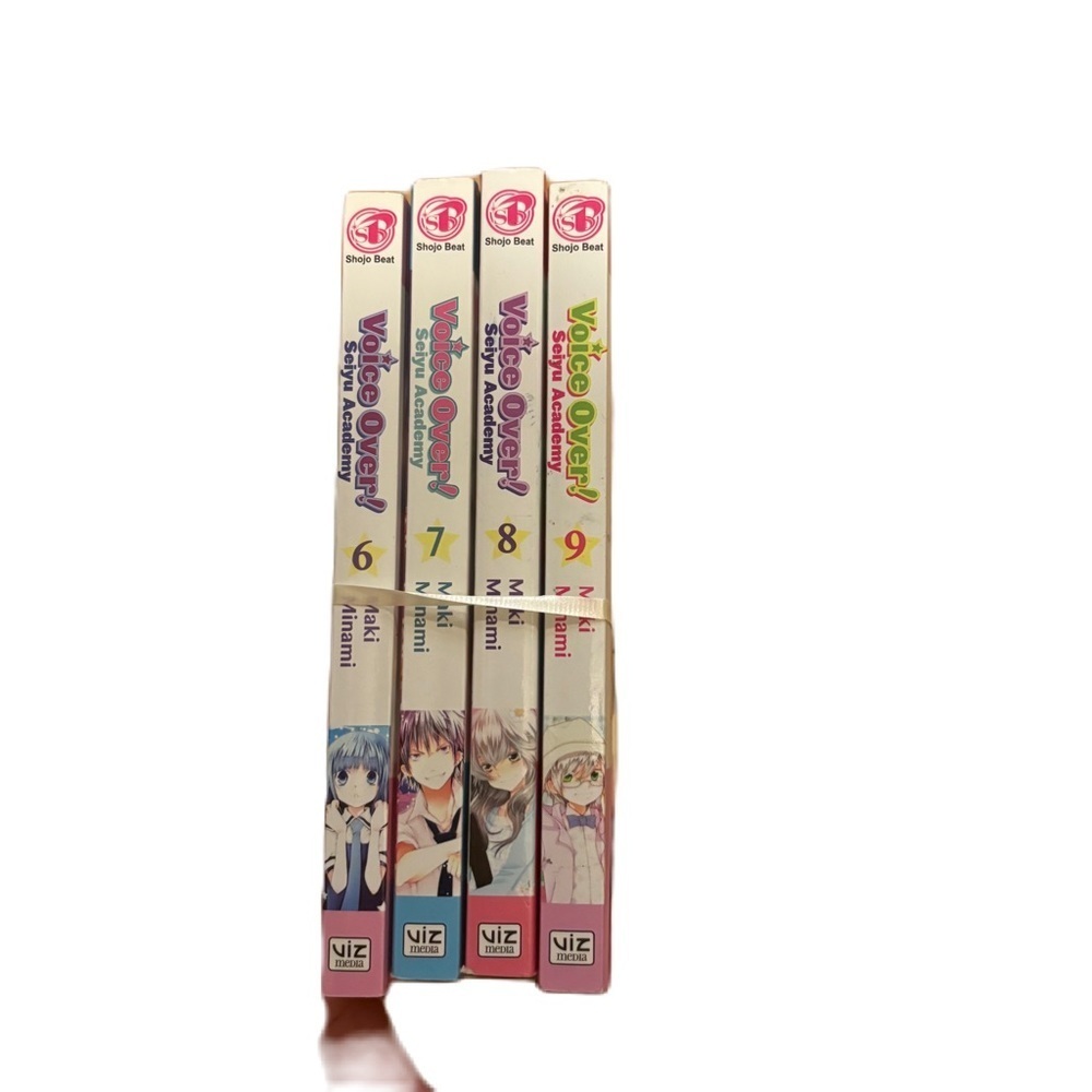 Manga Voice Over! Seiyu Academy Vol.6 7 8 9 Bundle Lot Book Anime
